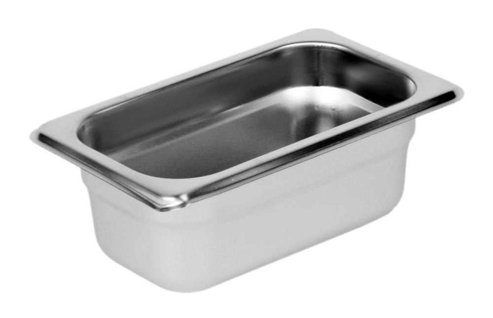 Thunder Group STPA4192 Anti-Jam Stainless Steel Steam Table Food Pan 2-1/2" Deep - 1/9 Size