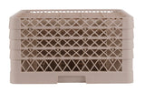 Vollrath TR6BBBB Traex 25-Compartment Full Size Glass/Stemware Rack with 4 Extenders - Beige - 2/Case