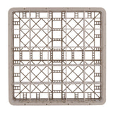Vollrath TR6BB Traex 25-Compartment Full Size Glass/Stemware Rack with 2 Extenders - Beige - 2/Case