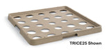 Vollrath TRICE16 Traex Rack-Master 16-Compartment Full Size Gravity Fed Glass Rack Ice Filler - Beige - 3/Case