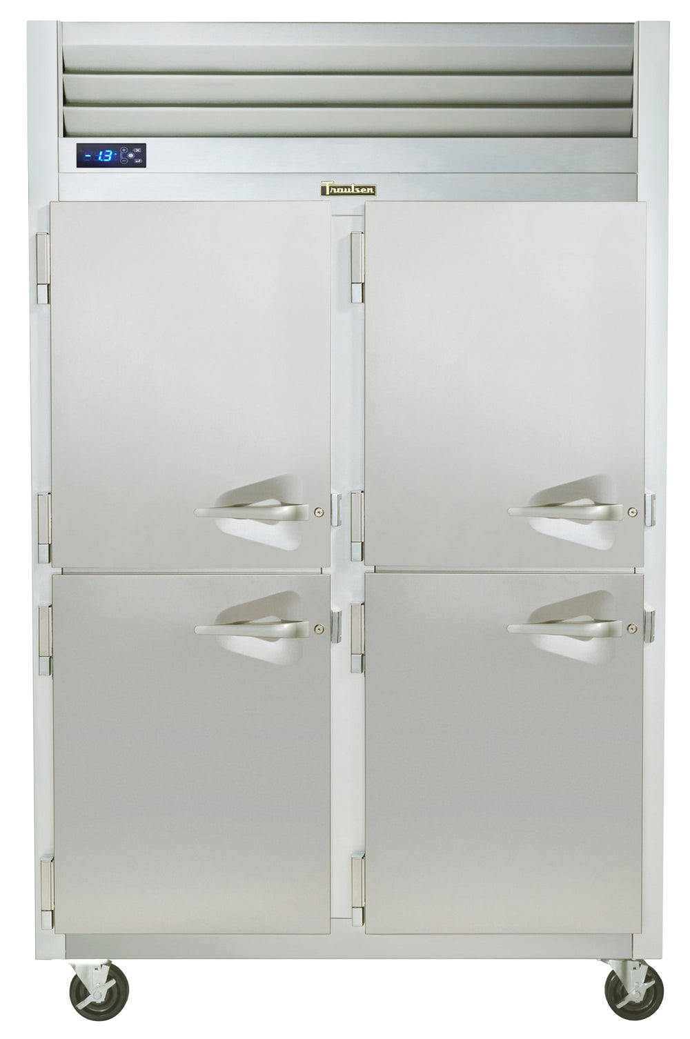 Traulsen G22003 2-Section 4 Solid Half Door Reach-In Freezer
