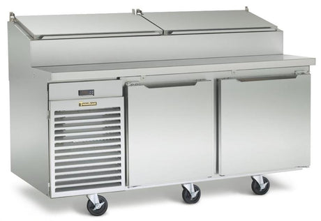 Traulsen TS072HT Pizza Prep/Salad Refrigerated Counter Two Door 72" - 115V