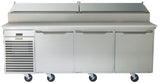 Traulsen TS090HT Pizza Prep/Salad Refrigerated Counter Three Door 90" - 115V
