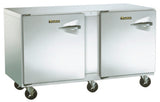 Traulsen UHT60-LL Undercounter Refrigerator Two Door Left Hinged 60" - 115V
