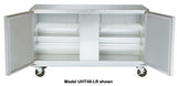 Traulsen UHT72-LR Undercounter Refrigerator Two Door Left & Right Hinged 72" - 115V