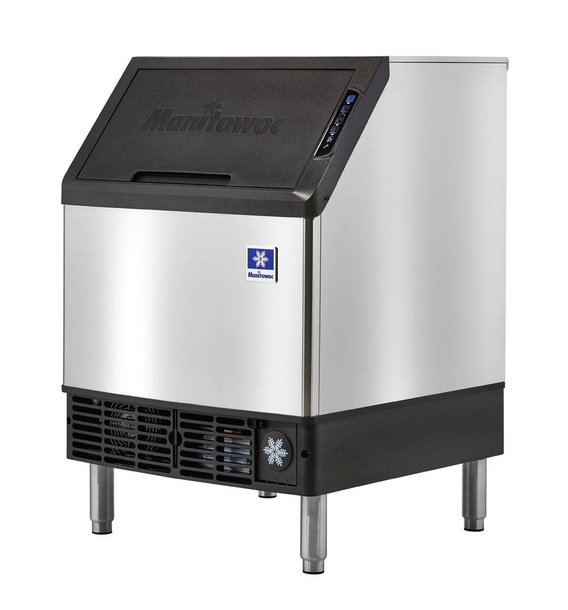 Manitowoc UDP0240A NEO Air Cooled Undercounter Dice Ice Machine with 90 lb. Bin 26" - 240 lb/24hrs