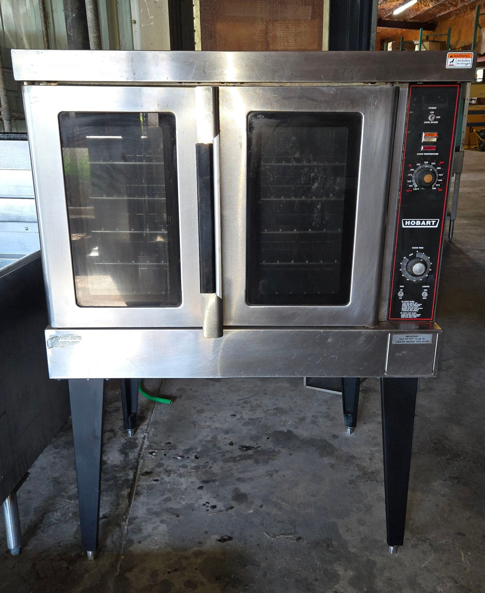 Used Restaurant Equipment - Hobart HGC5 Single-Deck Natural Gas Convection Oven - 50,000 BTU