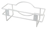 Winco WHW-10 Wall-Mount Steel Wire Disposable Glove Box Holder 10-1/4" x 3-1/4" x 4-5/8"H - White - Fits (1) 9-3/4" x 2-7/8" Box
