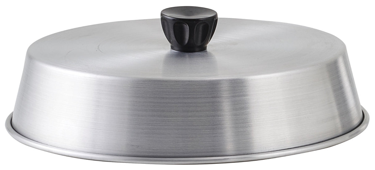 Winco ADBC-9 Aluminum Round Grill Basting Cover with Bakelite Handle 9" - 12/Case