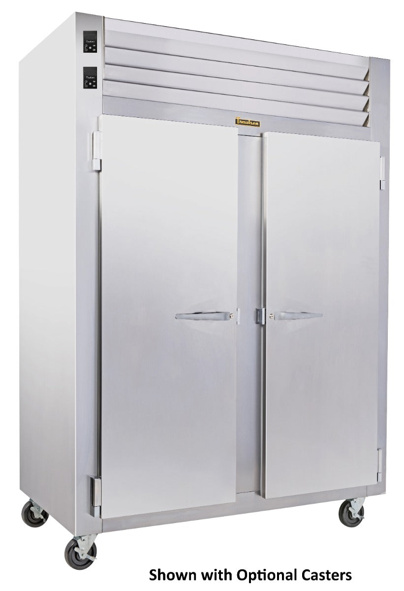 Traulsen ADT232NUT-FHS Spec-Line 2-Section 2 Solid Door Dual Temp Dual Temp Reach-In Refrigerator / Freezer 52" - 42.26 cu. ft.