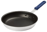 Winco AFP-10XC-H Gladiator Non-Stick Aluminum Fry Pan with Blue Silicon Riveted Handle 10"
