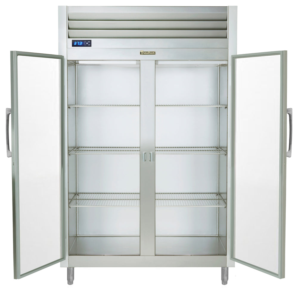 Traulsen AHF232W-FHG Spec-Line 2-Section 2 Glass Door Reach-In Heated Holding Cabinet 58" - 51.41 cu. ft.