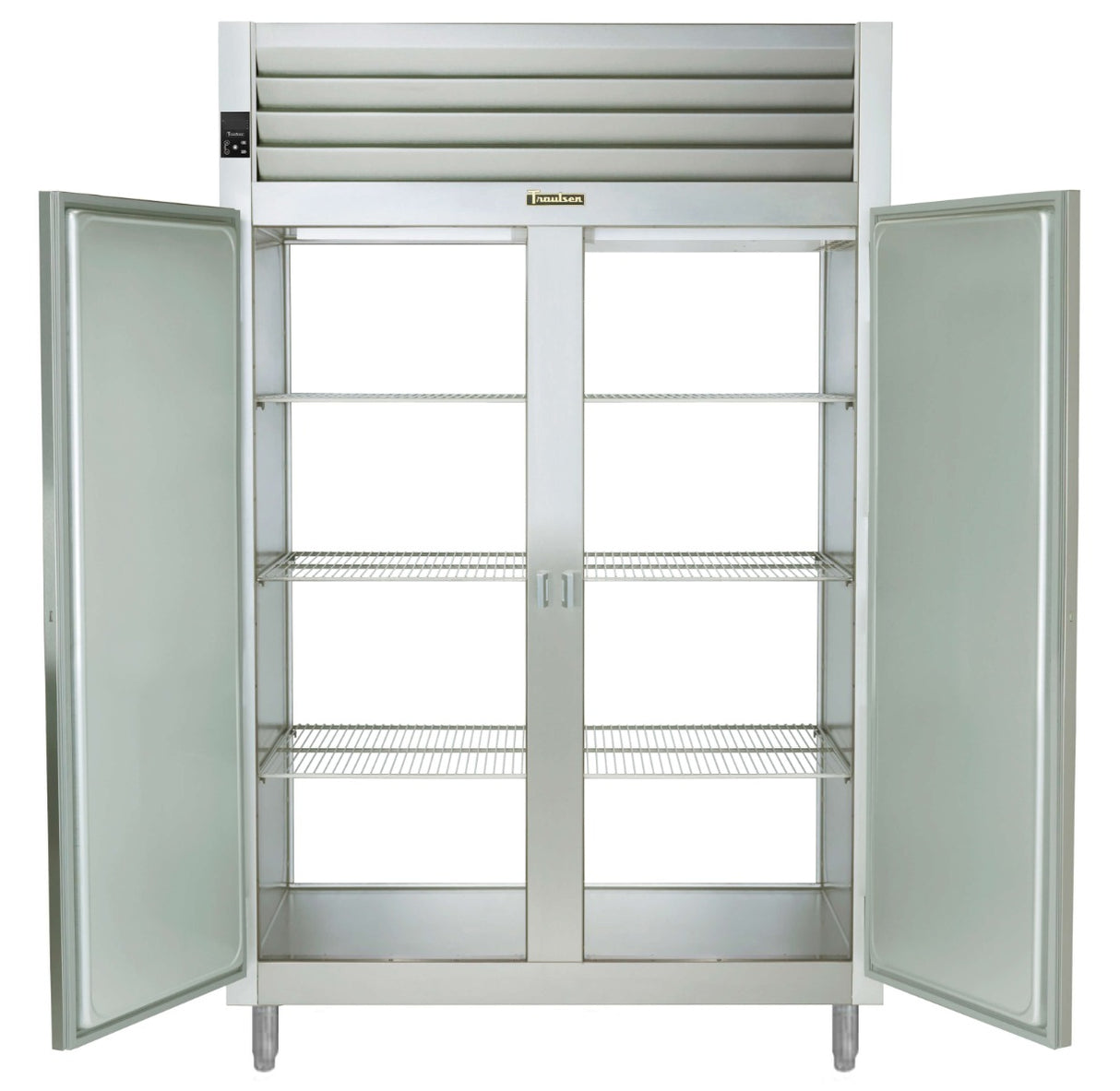 Traulsen AHF232WP-FHS Spec-Line 2-Section 2 Solid Door Reach-In Pass-Thru Heated Holding Cabinet 58" - 53.38 cu. ft.