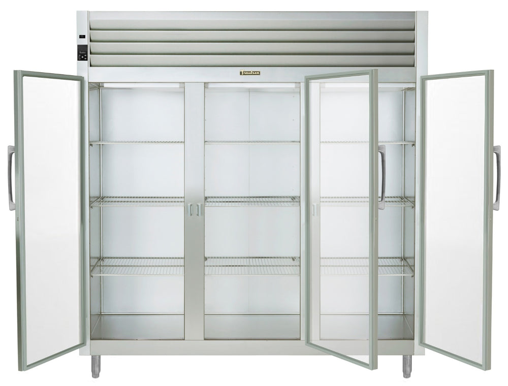 Traulsen AHF332W-FHG Spec-Line 3-Section 3 Glass Door Reach-In Heated Holding Cabinet 86" - 78.77 cu. ft.