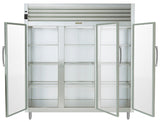 Traulsen AHF332W-FHG Spec-Line 3-Section 3 Glass Door Reach-In Heated Holding Cabinet 86" - 78.77 cu. ft.