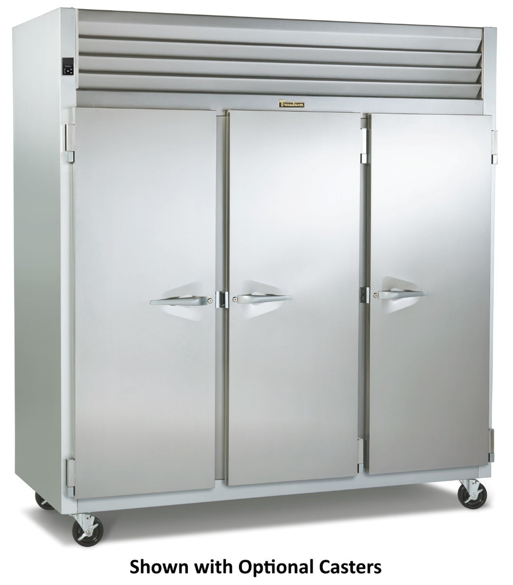 Traulsen AHF332W-FHS Spec-Line 3-Section 3 Solid Door Reach-In Heated Holding Cabinet 86" - 77.45 cu. ft.