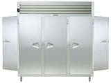 Traulsen AHF332WP-FHS Spec-Line 3-Section 3 Solid Door Reach-In Pass-Thru Heated Holding Cabinet 86" - 81.72 cu. ft.