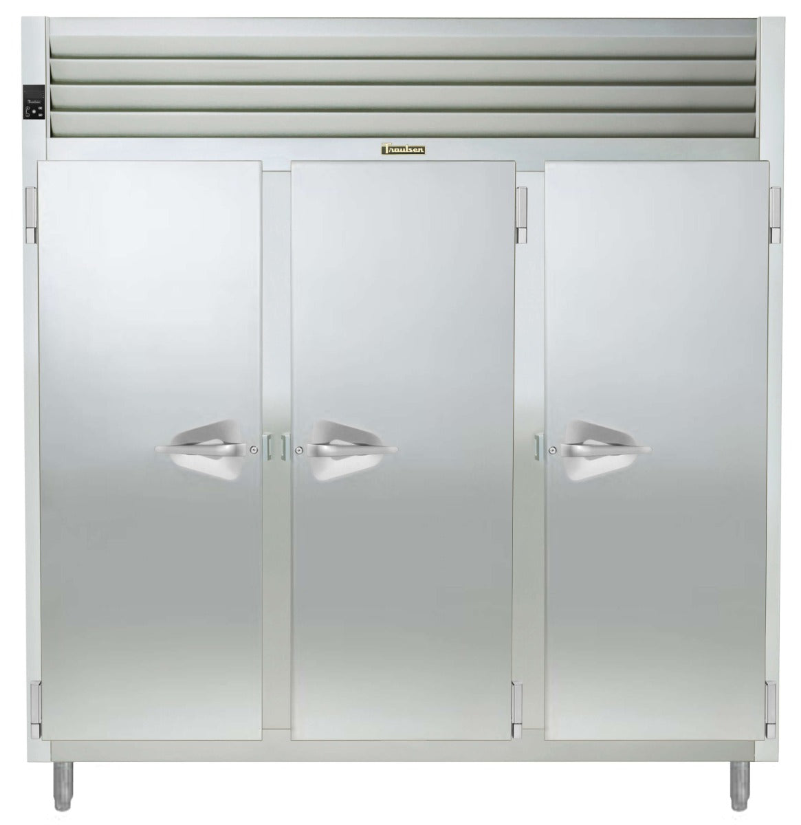 Traulsen AHF332WP-FHS Spec-Line 3-Section 3 Solid Door Reach-In Pass-Thru Heated Holding Cabinet 86" - 81.72 cu. ft.