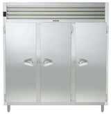 Traulsen AHF332WP-FHS Spec-Line 3-Section 3 Solid Door Reach-In Pass-Thru Heated Holding Cabinet 86" - 81.72 cu. ft.