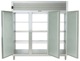 Traulsen AHF332WP-FHS Spec-Line 3-Section 3 Solid Door Reach-In Pass-Thru Heated Holding Cabinet 86" - 81.72 cu. ft.