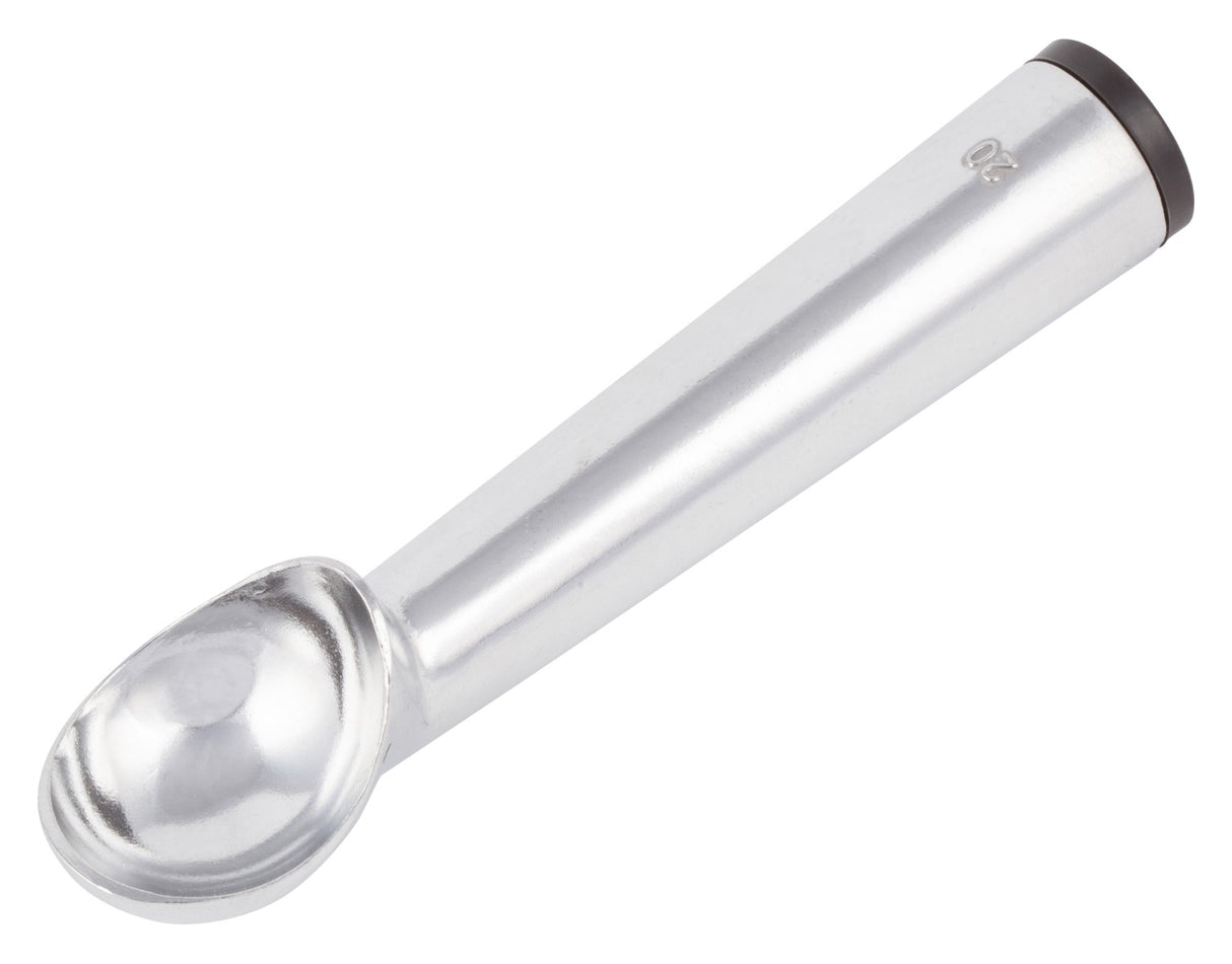 Winco AICD-20 Aluminum Self-Defrosting Ice Cream Dipper / Scoop 2 oz. - Size 20