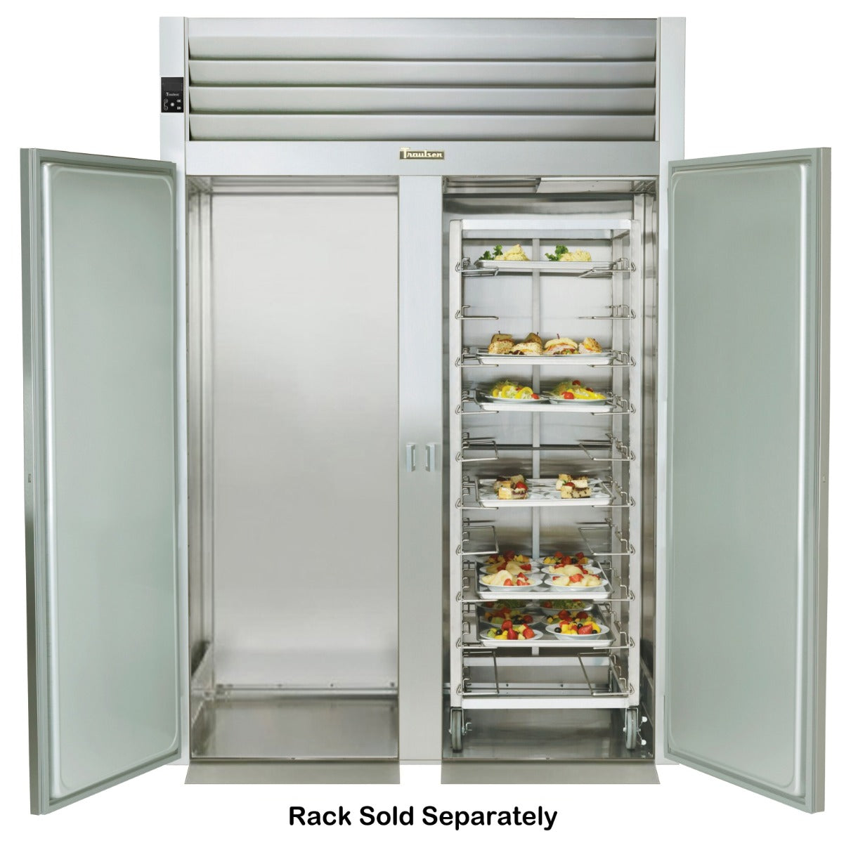 Traulsen AIH232L-FHS Spec-Line 2-Section 2 Solid Door Roll-In Heated Holding Cabinet 68" - Accepts 66"H Racks - 73.47 cu. ft. - 208-230/115v