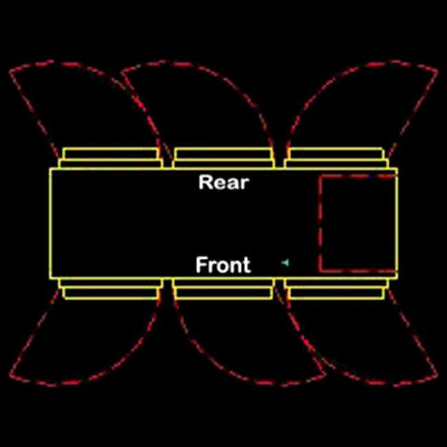 Traulsen AIH332LP-FHS Spec-Line 3-Section 3 Solid Door Roll-Thru Heated Holding Cabinet 101" - Accepts 66"H Racks - 119.56 cu. ft. - 208-230/115v