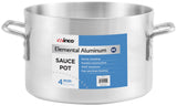 Winco ALB-15 Elemental Aluminum Heavyweight Brazier / Braising Pot 15 qt.