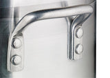 Winco ALHP-100 Elemental Aluminum Extra-Heavyweight Stock Pot 100 qt.