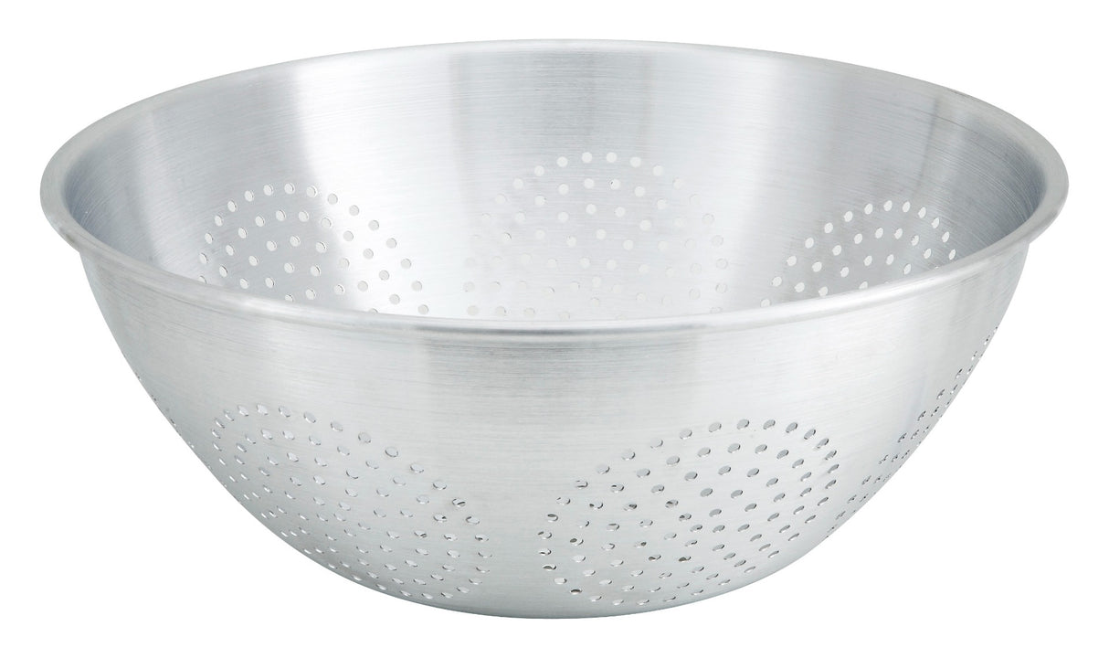 Winco ALO-12 Aluminum Chinese Colander 12 qt. - 12/Case