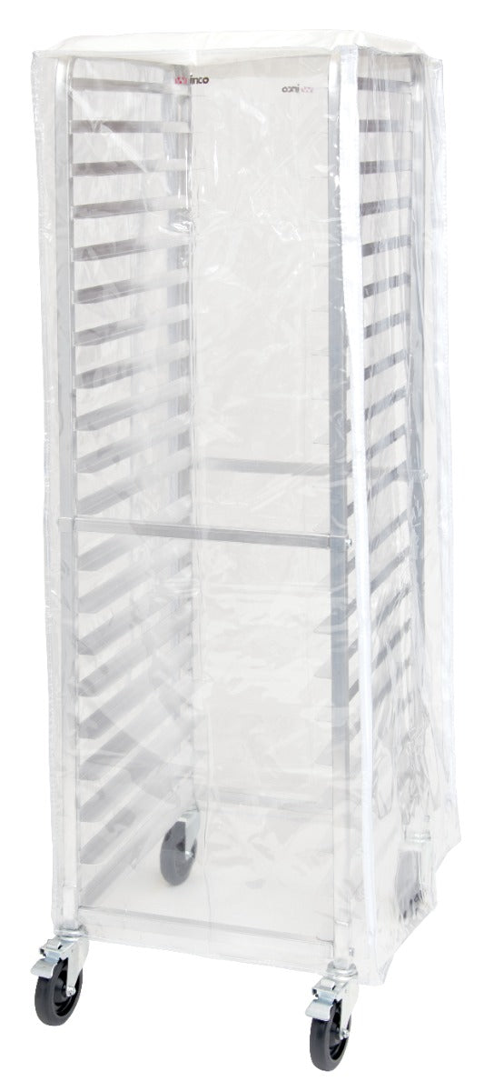 Winco ALRK-20-CV Clear Vinyl Sheet Pan Rack Cover - for 20- & 30-Tier Racks - 4/Case