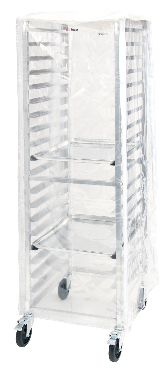 Winco ALRK-20-CV Clear Vinyl Sheet Pan Rack Cover - for 20- & 30-Tier Racks - 4/Case