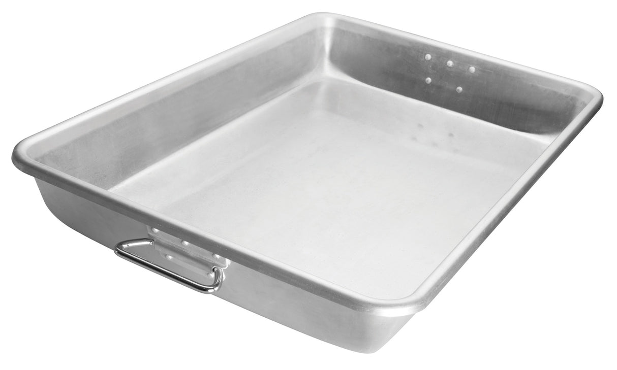 Winco ALRP-1826H Aluminum Bake / Roast Pan with Handles 25-3/4" x 17-3/4" x 3-1/2"Deep - 3/Case
