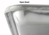 Winco ALXP-1200 12-Guage Heavy-Duty Aluminum Open Bead Rim Bun / Sheet Pan 26" x 18" - (1/1) Full Size - 12/Case
