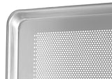 Winco ALXP-1826P 18-Guage Aluminum Closed Bead Rim Perforated Bun / Sheet Pan 26" x 18" - (1/1) Full Size - 12/Case