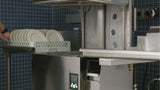 Hobart AM16SCB-16 Low Temp Chemical Sanitizing Door-Style Dishwasher with Booster Heater - 72 Racks/hr Capacity - 208-240v/1ph