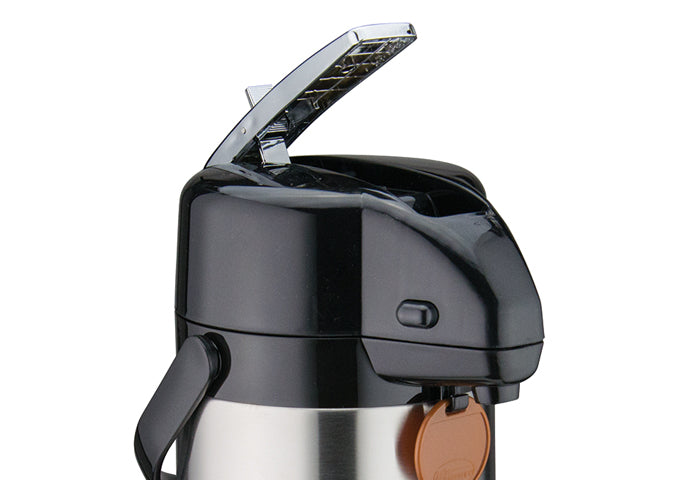 Winco APSK-730 Stainless Steel Lined Airpot with Lever Top 3-Liter