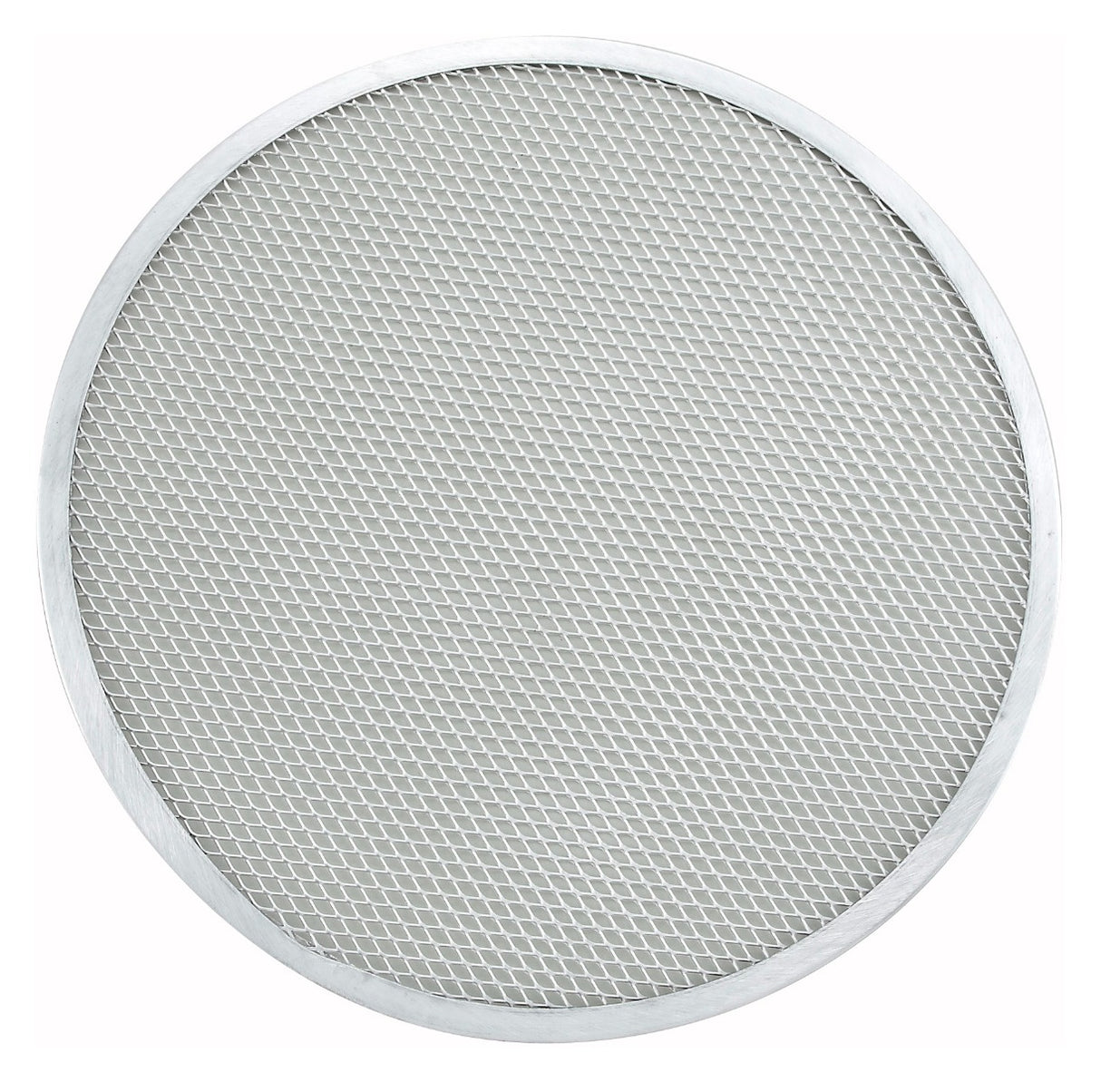 Winco APZS-16 Aluminum Round Seamless Pizza Screen 16" - 12/Case