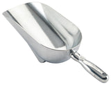 Winco AS-58 Aluminum Scoop with Stabilizing Feet 58 oz. - 36/Case