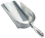 Winco AS-85 Aluminum Scoop with Stabilizing Feet 85 oz. - 24/Case