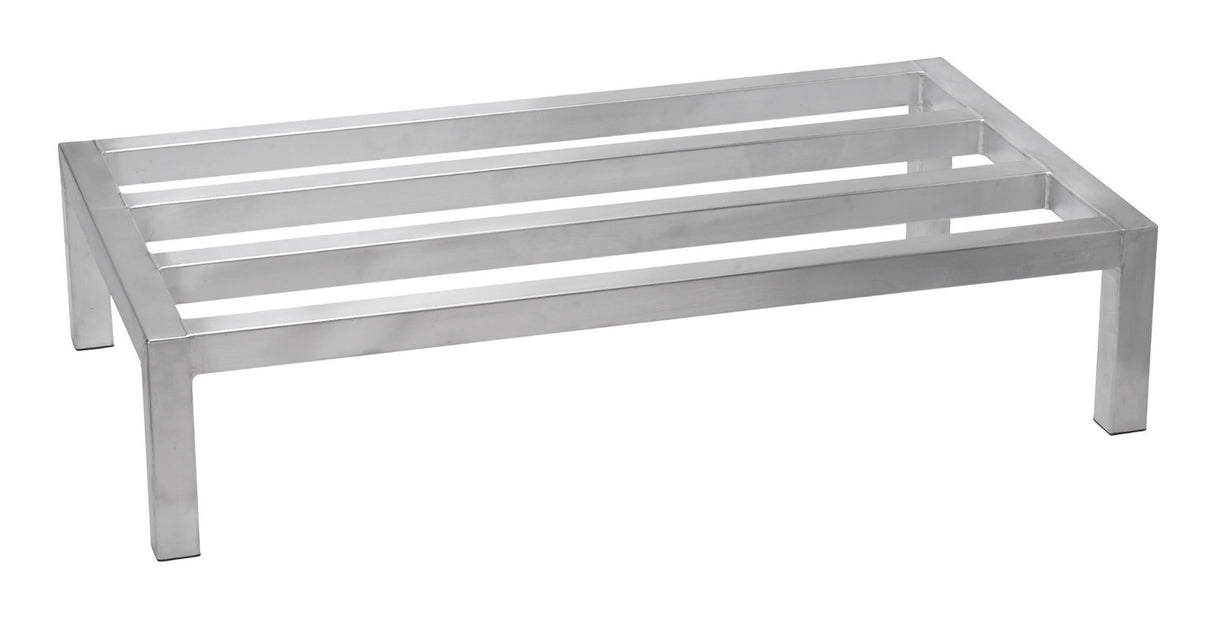 Winco ASDR-2036 Tubular Aluminum Stationary Dunnage Rack 20" x 36" x 8"H - 1800 lb. Capacity