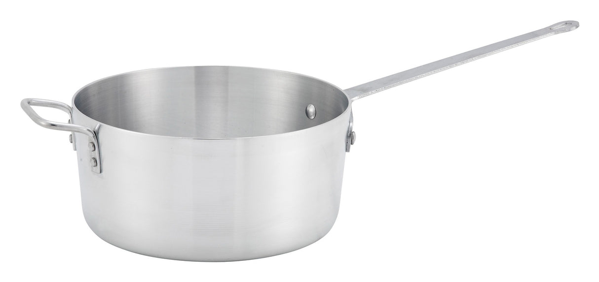 Winco ASP-10 Aluminum Tapered Sauce Pan 10 qt.
