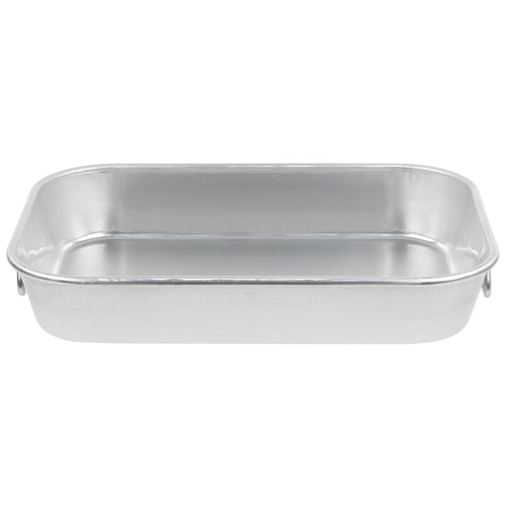 Vollrath 4412 Wear-Ever Aluminum Baking and Roasting Pan with Handles (4.5 Qt. )- 13 1/4" x 9 3/4" x 2 1/4"