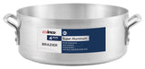 Winco ALB-15 Elemental Aluminum Heavyweight Brazier / Braising Pot 15 qt.