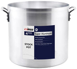 Winco ALST-24 Heavyweight Aluminum Stock Pot 24 qt.