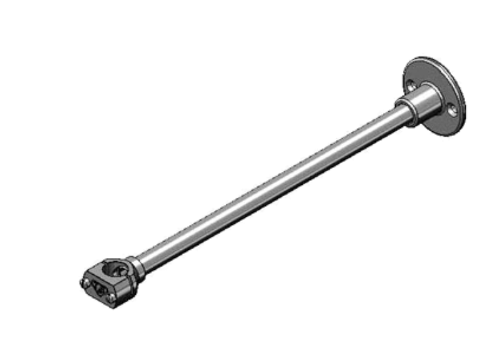 T&S Brass B-0109-03 Wall Bracket, 12" Fits 3/8" Pipe