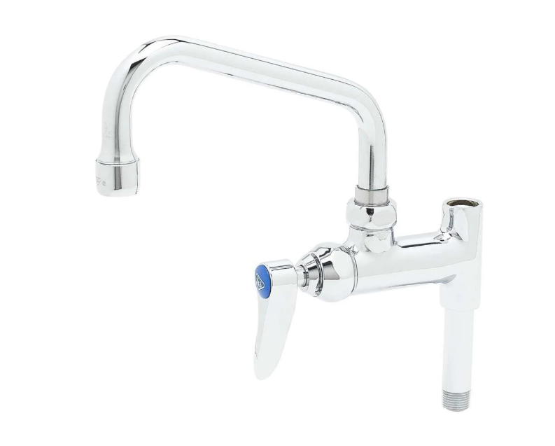 T&S Brass B-0155 Add-On Faucet for Pre-Rinse Units, 6" Nozzle, 3" Nipple