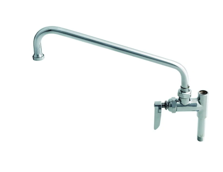 T&S Brass B0156 Add-On Faucet for Pre-Rinse Units, 12" Nozzle, 3" Nipple