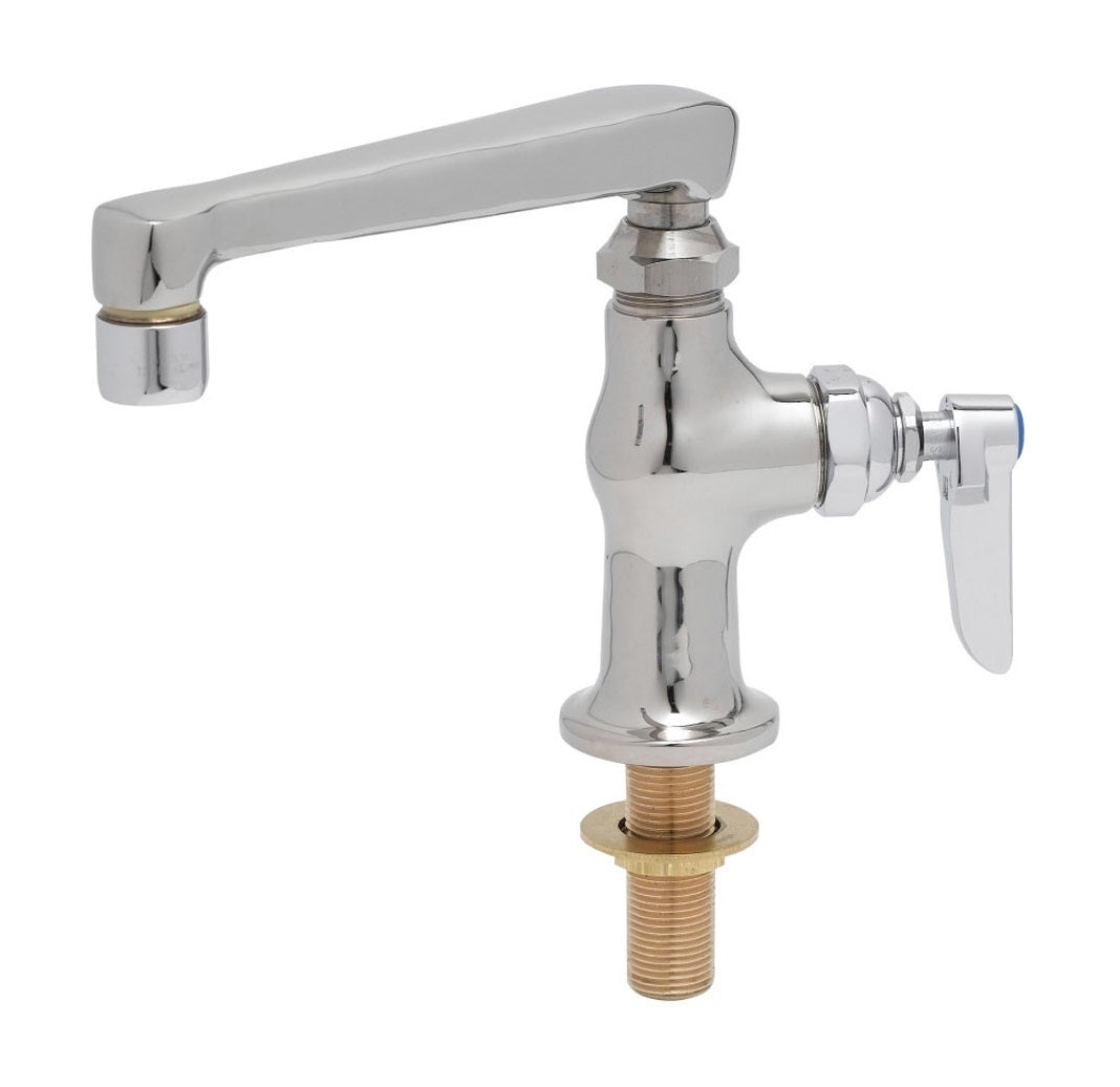 T&S Brass B-0208 Single Hole Single Temperature Deck Mount Pantry Faucet with 6" Cast Spout (OSC6) and 2.2 gpm Aerator