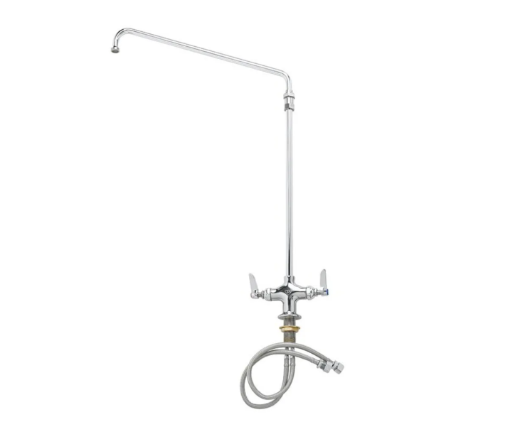 T&S Brass B-0271 Deck Mount Pantry Faucet w/ 12" Swing Nozzle